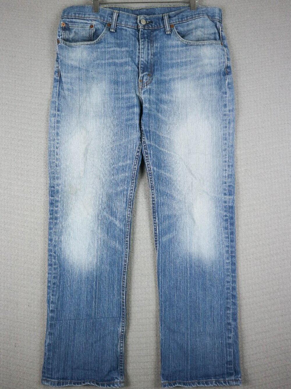 Levi's 514 Straight Cut Denim Jeans Faded Mens 36x30 fits 36x29